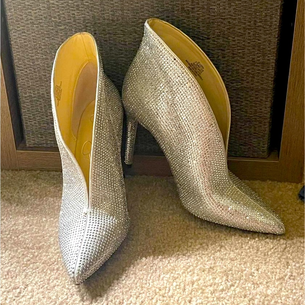 Jessica Simpson rhinestone ankle boots